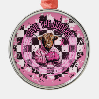 Save The Udders Collection Metal Ornament