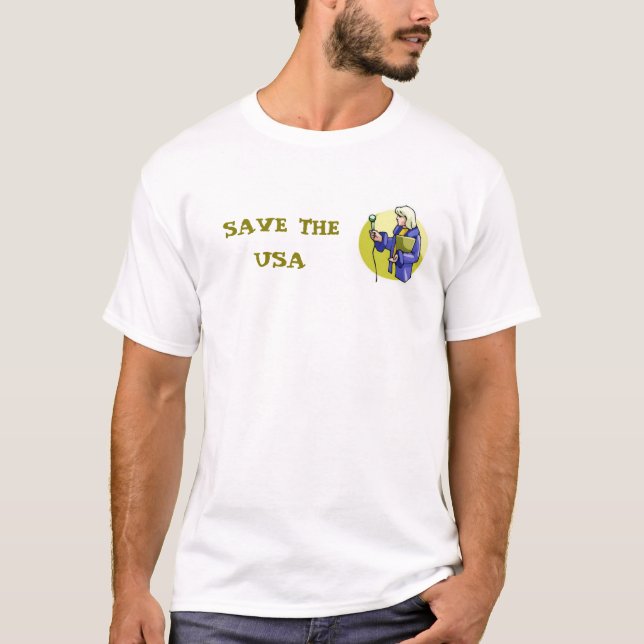 SAVE the USA  t shirt (Front)