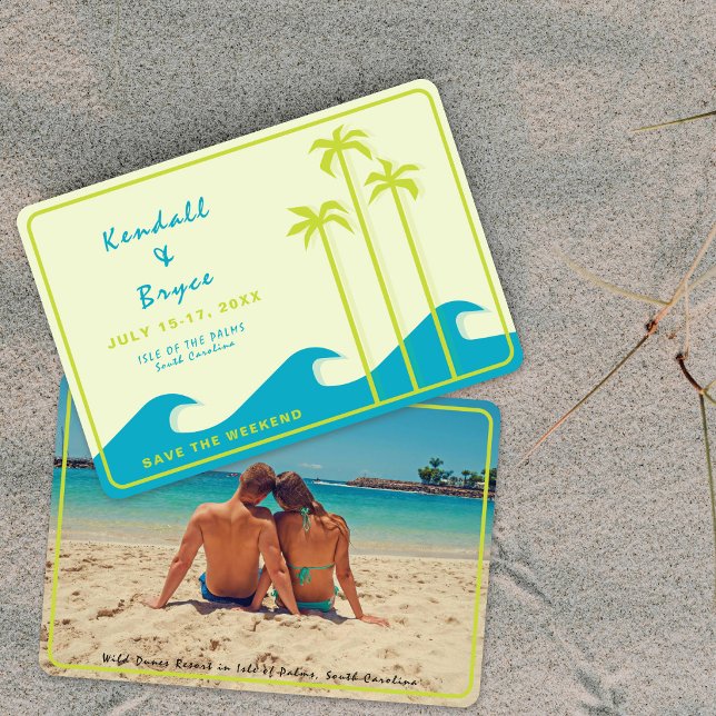 Save the Weekend Destination Tropical Wedding Date (Creator Uploaded)