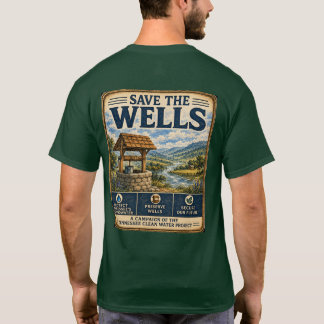 Save The Wells💧Tennessee Clean Water Project T-Shirt