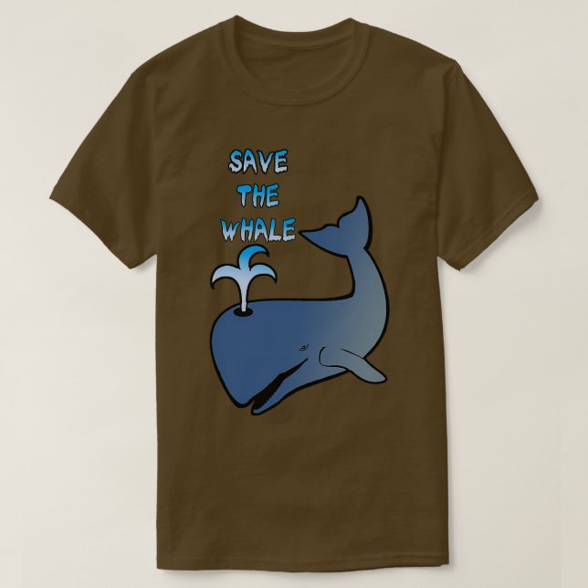 Save the whale 1 T-Shirt (Design Front)