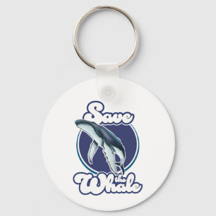Save the Whale Key Ring