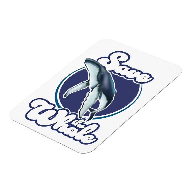 Save the Whale Magnet (Left Side)