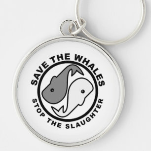 Save the Whales - Animal Rights Key Ring