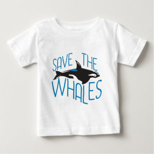 Save the Whales Baby T-Shirt