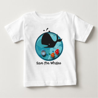 Save the Whales Baby T-Shirt