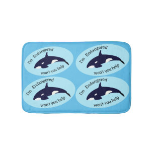 Save the Whales Bath Mat