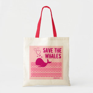 Save The Whales - Environmentally Conscious Tote Bag