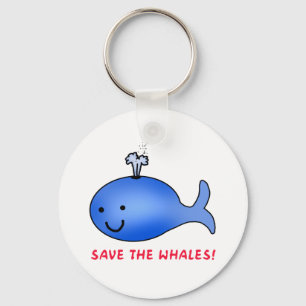 Save the Whales! Key Ring