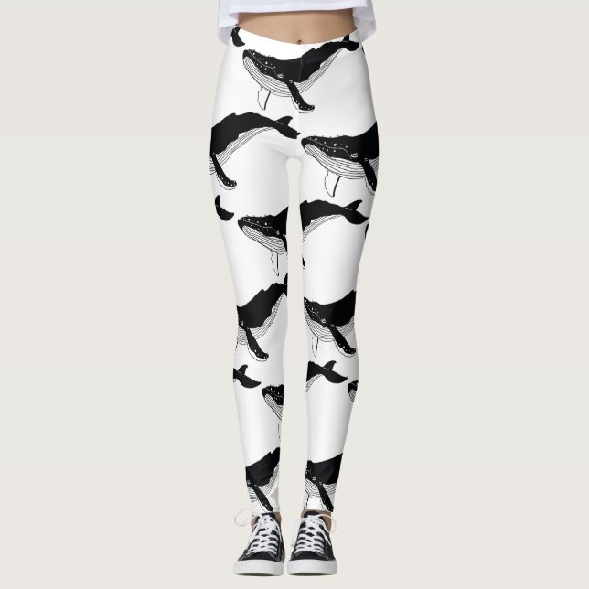 Save The Whales Leggings (Front)