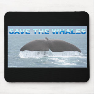 Save the Whales Mouse Pad