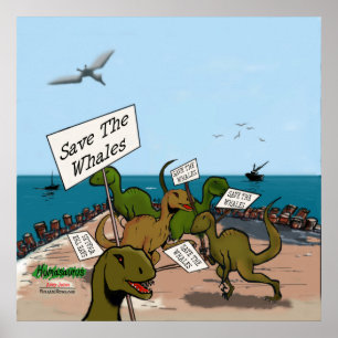 Save the Whales Poster