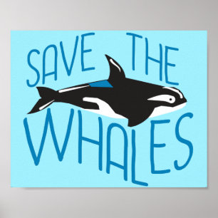 Save the Whales Poster