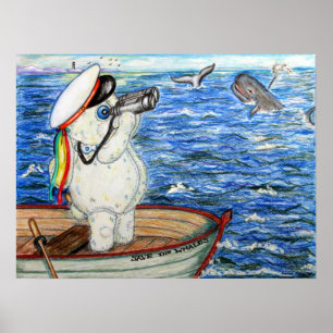 Save the Whales Poster