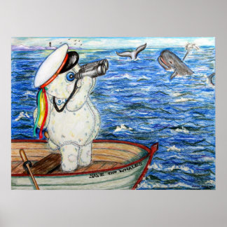 Save the Whales Poster