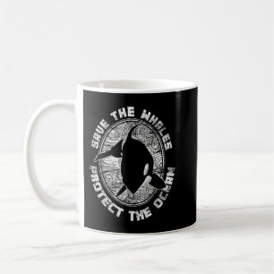 Save The Whales Protect The Ocean Orca T-Shirt Coffee Mug