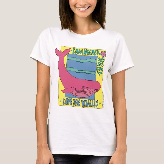 Save The Whales T-Shirt (Front)