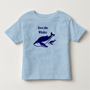 Save the Whales Toddler T-Shirt