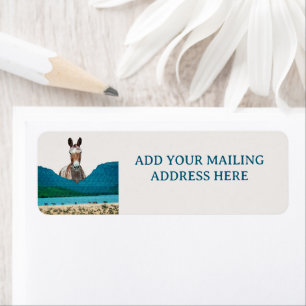Save the Wild Horses, Save the Wilderness Return Address Label