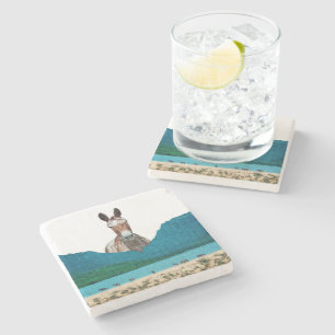 Save the Wild Horses, Save the Wilderness Stone Coaster