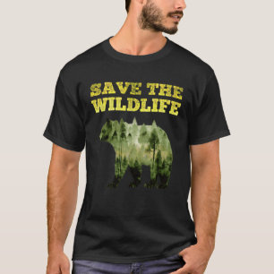 Save the Wildlife endangered Animals and Plants en T-Shirt