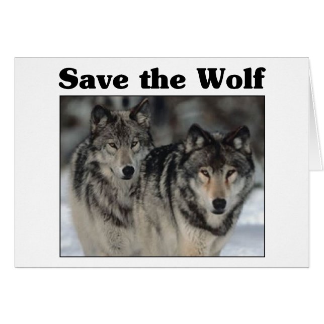 Save the Wolf (Front Horizontal)