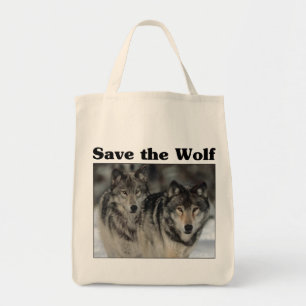 Save the Wolf Tote Bag