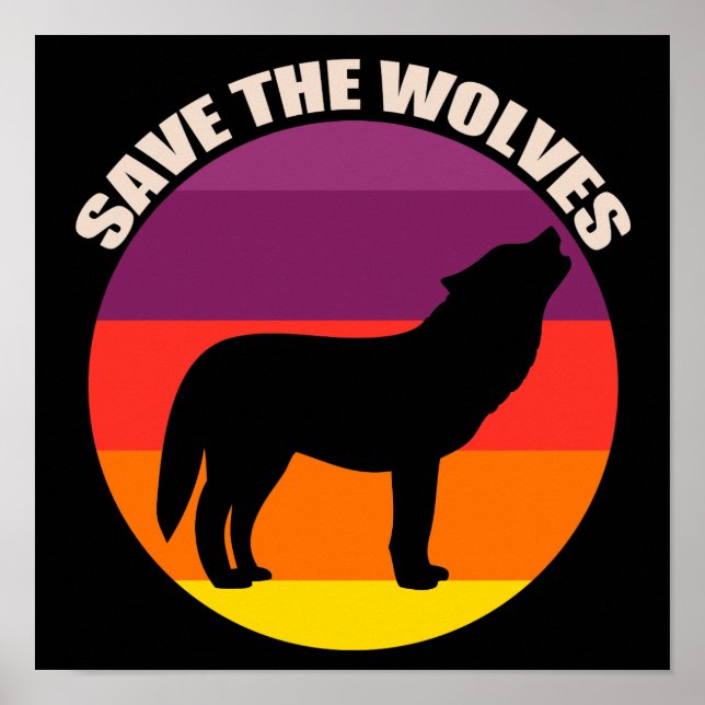 Save the Wolves Poster (Front)