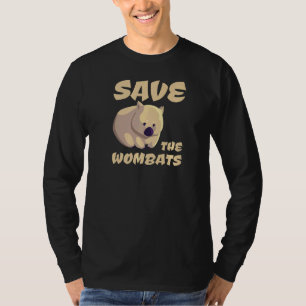 Save The Wombats Stop Australian Bushfires Fire An T-Shirt