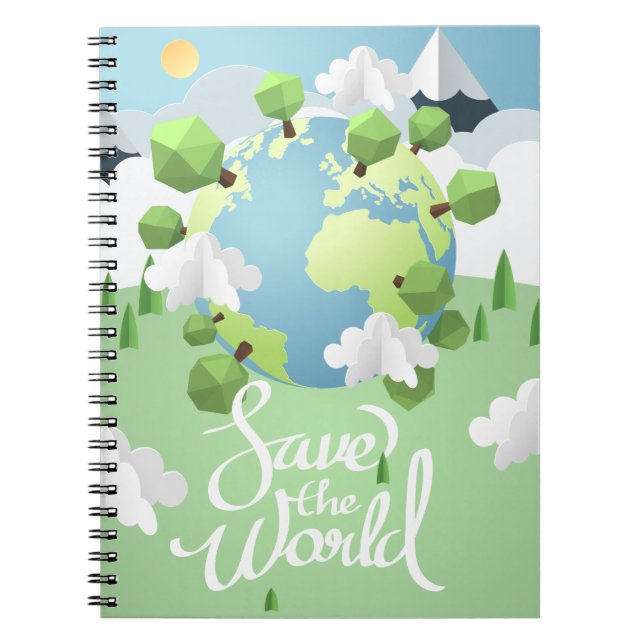 Save the world notebook (Front)