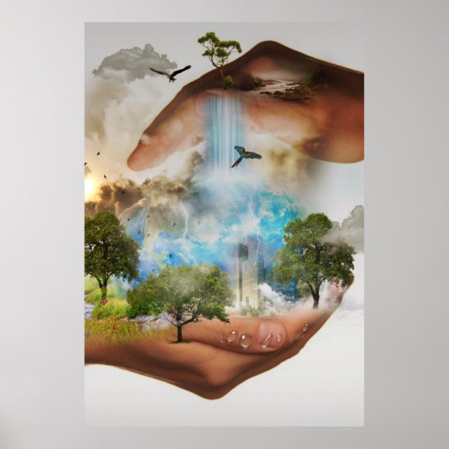 Save the world  poster (Front)