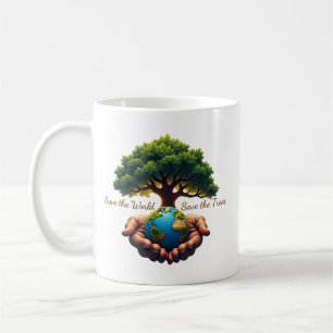 Save the World Save the Trees Coffee Mug
