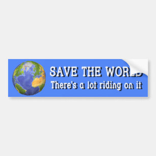 Save The World Sticker