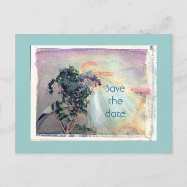 Save thedate announcement postcard (Front)