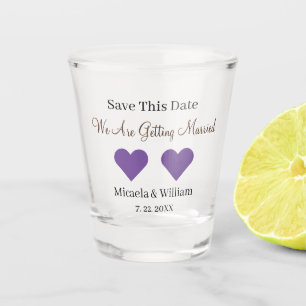 Save This Date We Are Getting Married Shot Glass