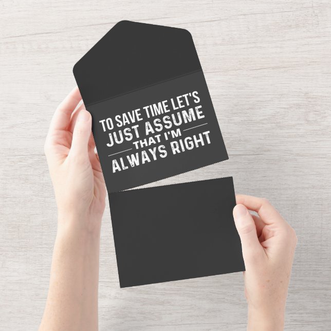 save time all in one invitation (Tearaway)