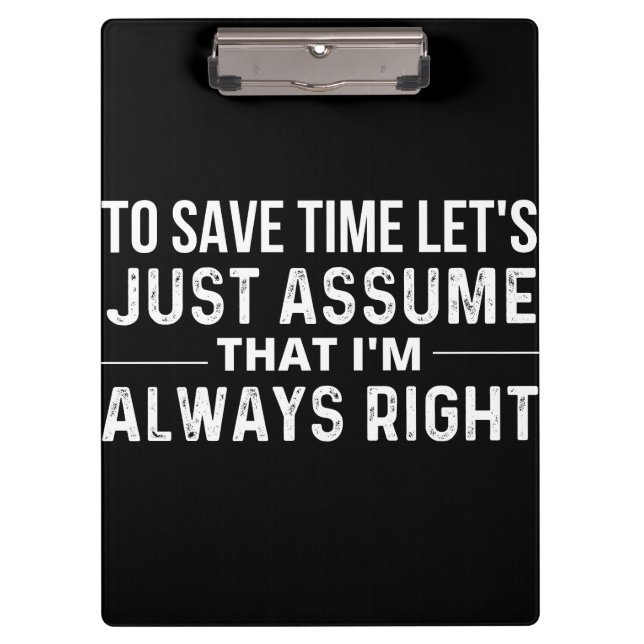 save time clipboard (Front)