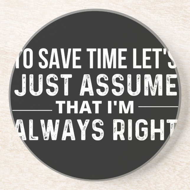 save time coaster (Front)