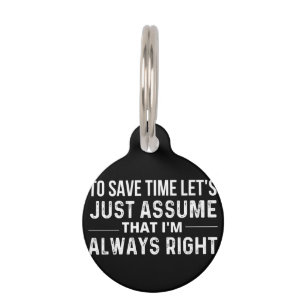 save time pet tag
