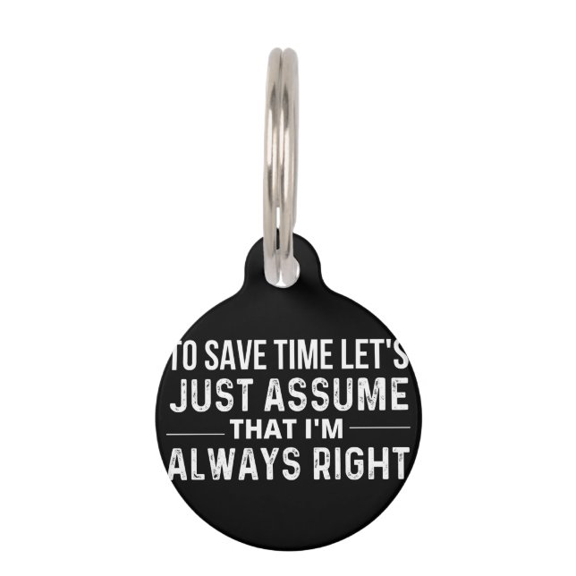 save time pet tag (Front)