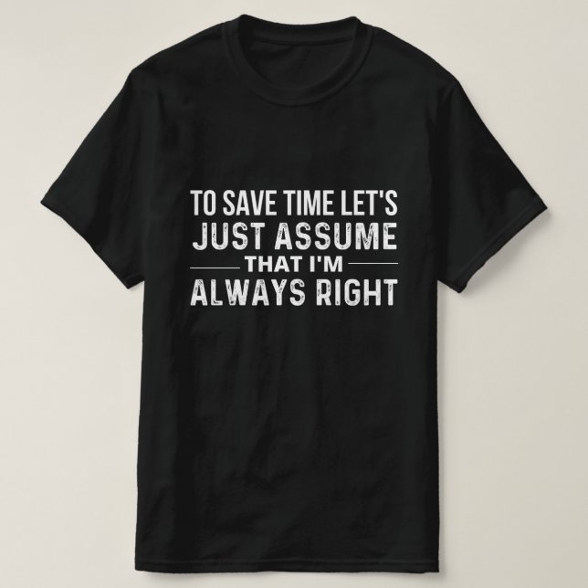 save time T-Shirt (Design Front)