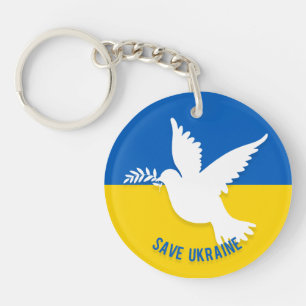 Save Ukraine Acrylic Keychain