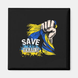 Save Ukraine We Stand With Ukraine Support Ukraine Magnet
