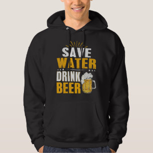 Save Water And Drink Beer On The Bachelor Party Hoodie