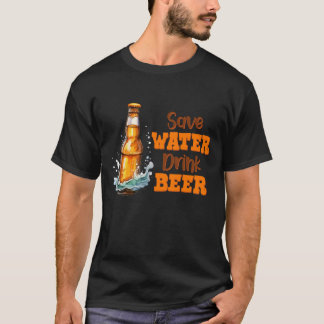 Save Water Drink Beer Vintage T-Shirt