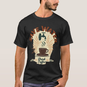 Save Water Drink Coffee T-Shirt