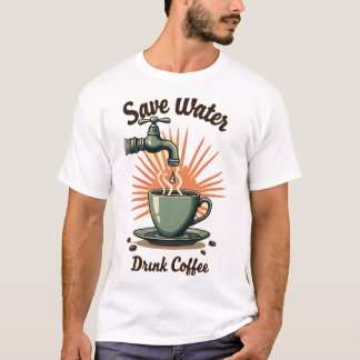 Save Water Drink Coffee T-Shirt