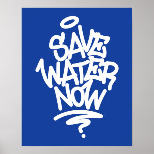 Save Water Now Poster