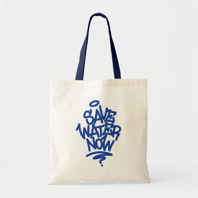 Save Water Now Tote Bag (Front)