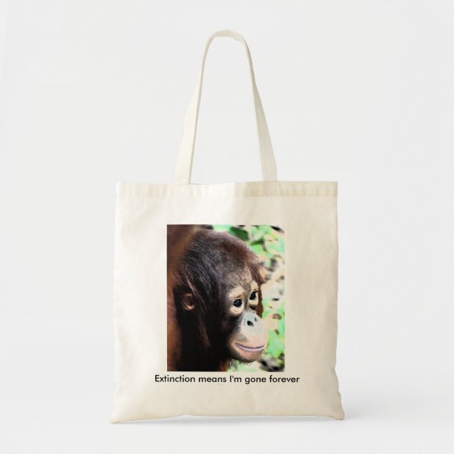Save Wildlife  and Nature Habitat Tote Bag (Front)